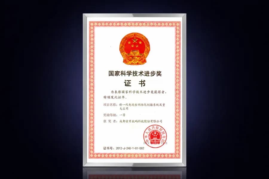 State Scientific & Technological Progress Award · First Prize